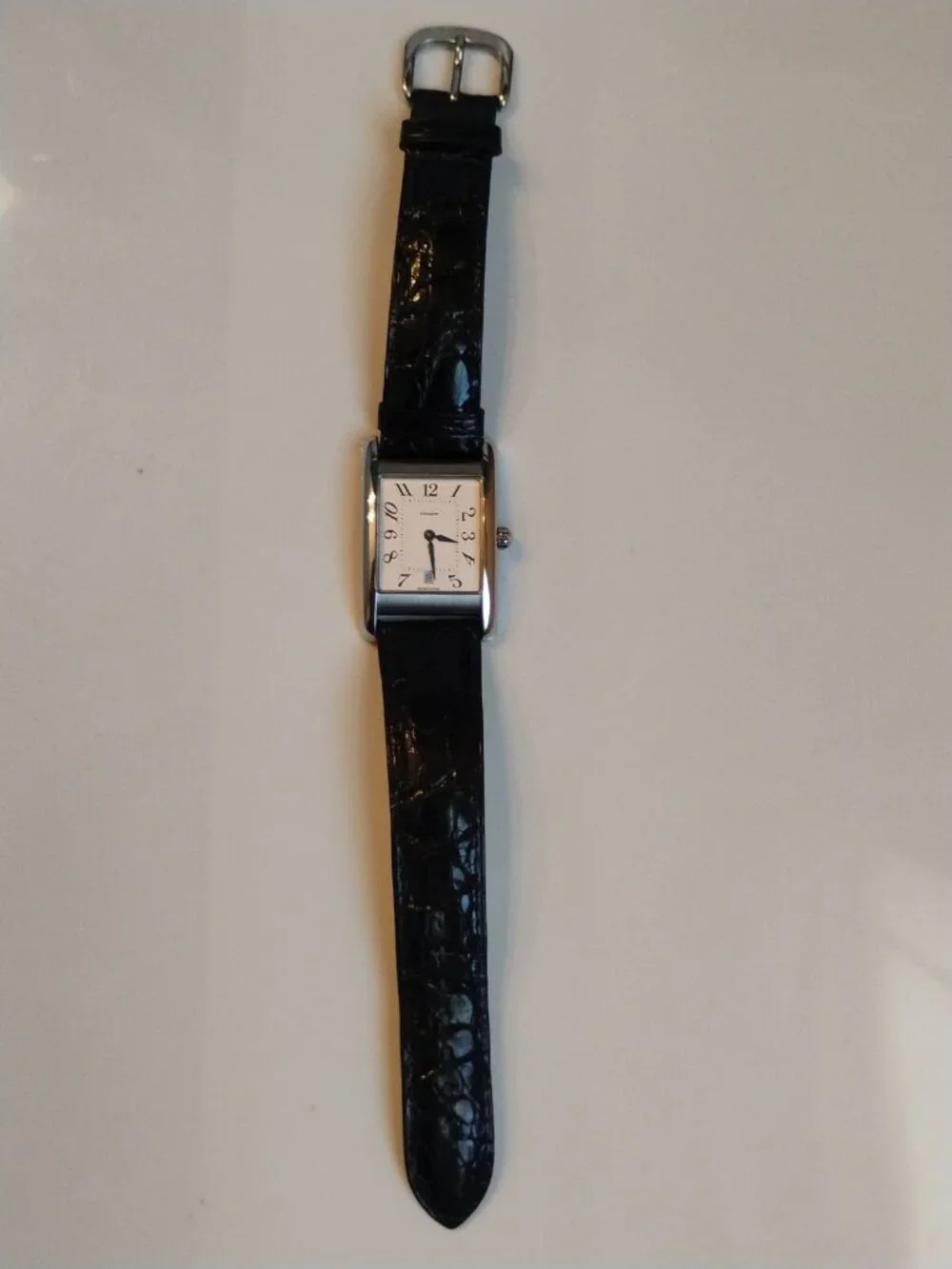 Men's Ladies Coach Lexington Tank Style Watch New Battery